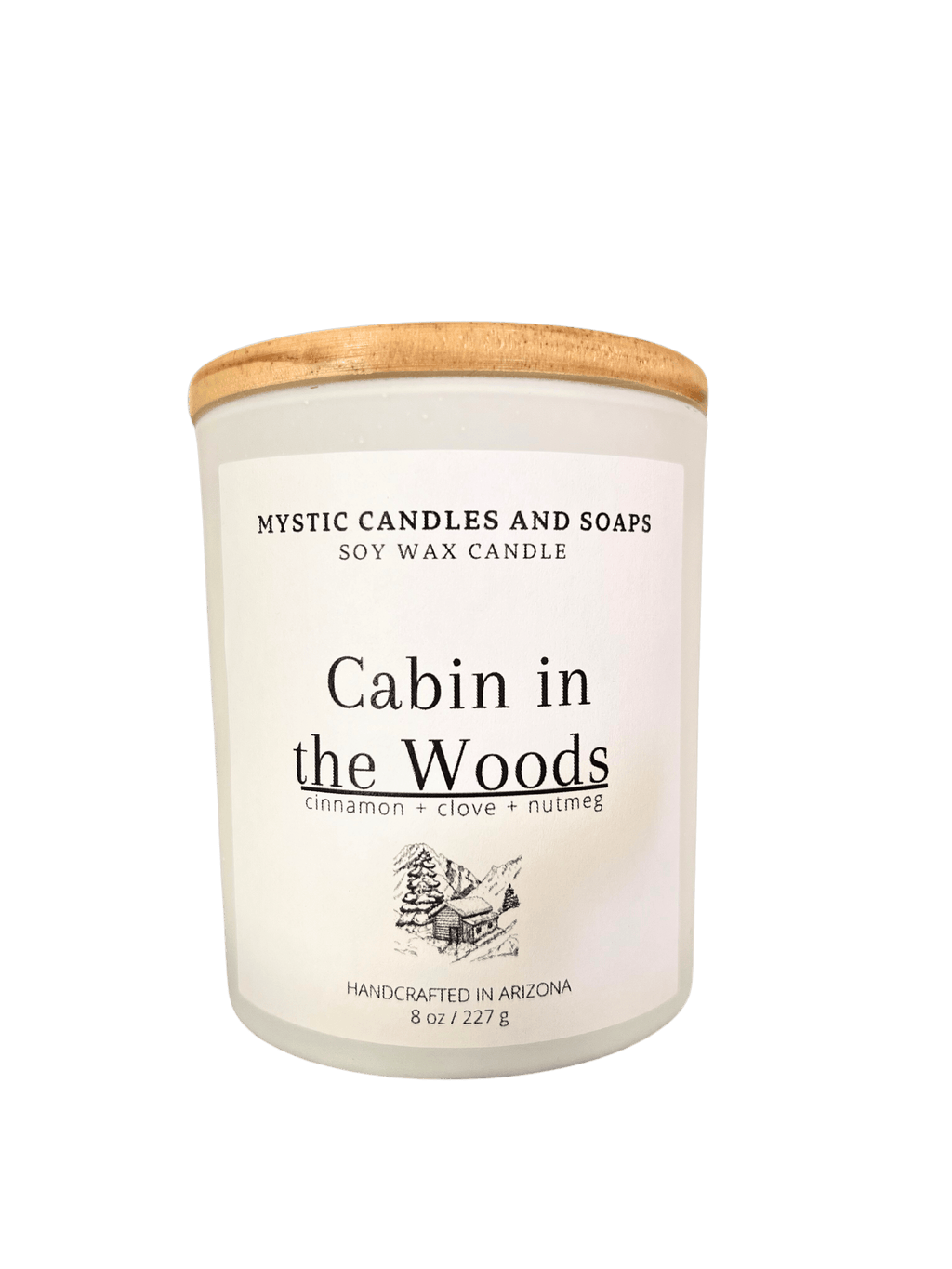 CANDLES, Candle, Carro Brands Product, RETAILONLY, gothic home decor, gothic decor, goth decor, Cabin in the Woods - Highly Scented Handcrafted Soy Wax Candle, darkothica