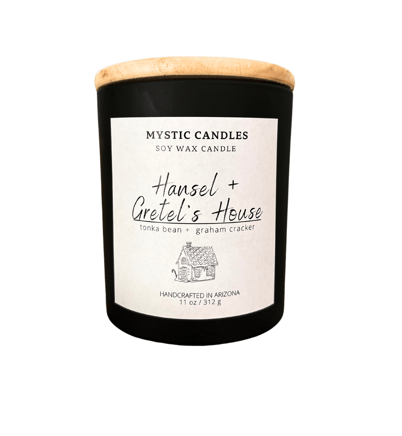CANDLES, Candle, Carro Brands Product, RETAILONLY, gothic home decor, gothic decor, goth decor, Hansel & Gretels House -Highly Scented Handcrafted Soy Wax Candle, darkothica