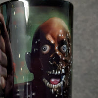 coffee mug, Horror, Zombies, gothic home decor, gothic decor, goth decor, Zombie Before Coffee Mug, darkothica