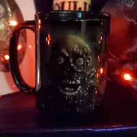 coffee mug, Horror, Zombies, gothic home decor, gothic decor, goth decor, Zombie Before Coffee Mug, darkothica