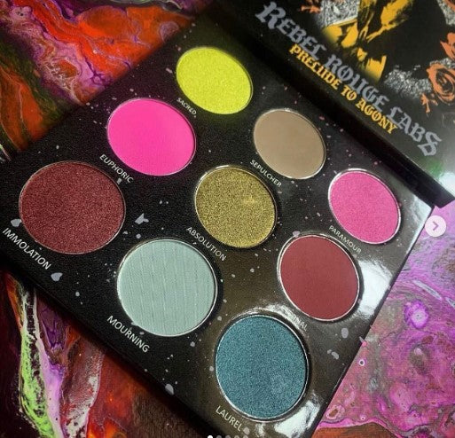 MAKEUP, Bath & Beauty, RETAILONLY, gothic home decor, gothic decor, goth decor, Prelude To Agony Eye Shadow Palette, darkothica