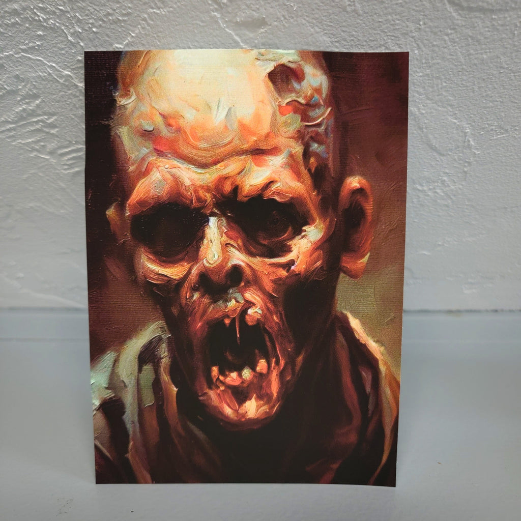 gothic home decor - gothic decor -  Zombie Art Print - High Quality Wall Art & Decor from DARKOTHICA® Shop now at DARKOTHICA®RETAILONLY, Zombies