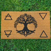 gothic home decor - gothic decor -  Tree of Life Doormat - High Quality Doormats from DARKOTHICA® Shop now at DARKOTHICA®Occult, witch, witchcraft