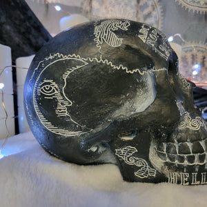 gothic home decor, gothic decor, goth decor, Large Spirit Board Skull, darkothica