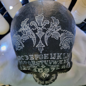 gothic home decor, gothic decor, goth decor, Large Spirit Board Skull, darkothica