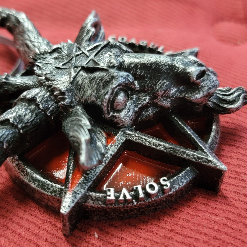 Ornament, baphomet, CHRISTMAS, Occult, gothic home decor, gothic decor, goth decor, Baphomet Ornament, darkothica