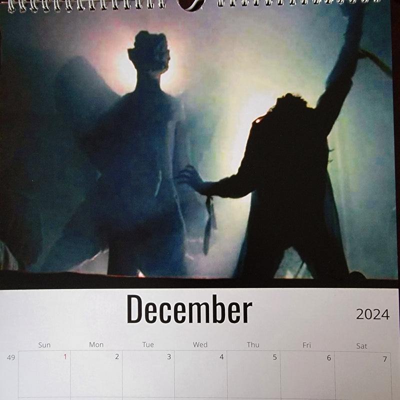 Calendar, Horror, RETAILONLY, gothic home decor, gothic decor, goth decor, 2024 CALENDAR - A YEAR IN HORROR, darkothica