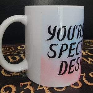 Mugs, ghost, RETAILONLY, gothic home decor, gothic decor, goth decor, You're My Spectral Desire Ghost Mug, darkothica