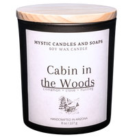 CANDLES, Candle, Carro Brands Product, RETAILONLY, gothic home decor, gothic decor, goth decor, Cabin in the Woods - Highly Scented Handcrafted Soy Wax Candle, darkothica