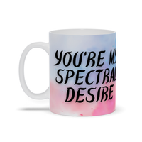 Mugs, ghost, RETAILONLY, gothic home decor, gothic decor, goth decor, You're My Spectral Desire Ghost Mug, darkothica