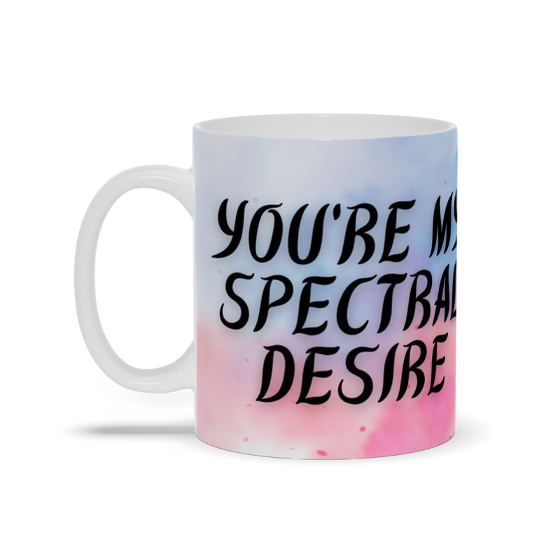 Mugs, ghost, RETAILONLY, gothic home decor, gothic decor, goth decor, You're My Spectral Desire Ghost Mug, darkothica