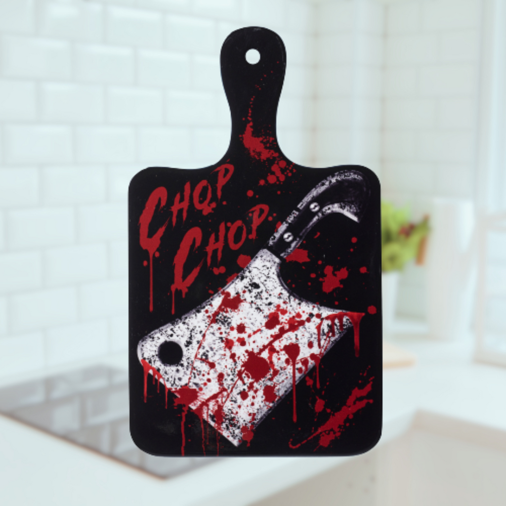 Kitchen, Horror, RETAILONLY, gothic home decor, gothic decor, goth decor, Chop Chop Trivet, darkothica