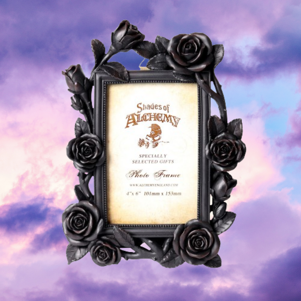 Wall Art & Decor, RETAILONLY, gothic home decor, gothic decor, goth decor, Black Roses Frame, darkothica