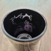 Jack O'Lantern & Bats Votive Candle Holder