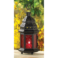 gothic home decor - gothic decor -  Colored Glass Lanterns (Assorted) - High Quality Candle Holders from DARKOTHICA® Shop now at DARKOTHICA®RETAILONLY