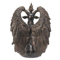 Tabletop & Statuary, Occult, RETAILONLY, gothic home decor, gothic decor, goth decor, Sitting Baphomet Statue, darkothica