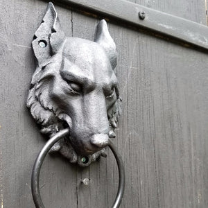 gothic home decor - gothic decor -  Wolf Door Knocker - High Quality Door Knockers from DARKOTHICA® Shop now at DARKOTHICA®RETAILONLY