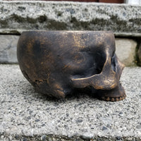 gothic home decor - gothic decor -  Half Skull Bowl - High Quality Tabletop & Statuary from DARKOTHICA® Shop now at DARKOTHICA®Halloween, RETAILONLY, Skulls/Skeletons