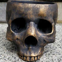 gothic home decor - gothic decor -  Half Skull Bowl - High Quality Tabletop & Statuary from DARKOTHICA® Shop now at DARKOTHICA®Halloween, RETAILONLY, Skulls/Skeletons
