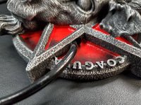 Door Knockers, Occult, RETAILONLY, gothic home decor, gothic decor, goth decor, Baphomet Door Knocker - Red, darkothica