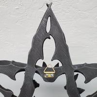 gothic home decor - gothic decor -  Bat Pentagram Wall Plaque - High Quality Wall Art & Decor from DARKOTHICA® Shop now at DARKOTHICA®Bats, Halloween, Occult, RETAILONLY, Vampires
