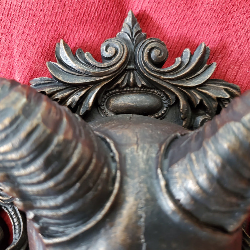 gothic home decor - gothic decor -  Horned Skull Door Knocker - High Quality Door Knockers from DARKOTHICA® Shop now at DARKOTHICA®RETAILONLY, Skulls/Skeletons