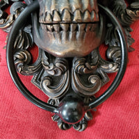 gothic home decor - gothic decor -  Horned Skull Door Knocker - High Quality Door Knockers from DARKOTHICA® Shop now at DARKOTHICA®RETAILONLY, Skulls/Skeletons