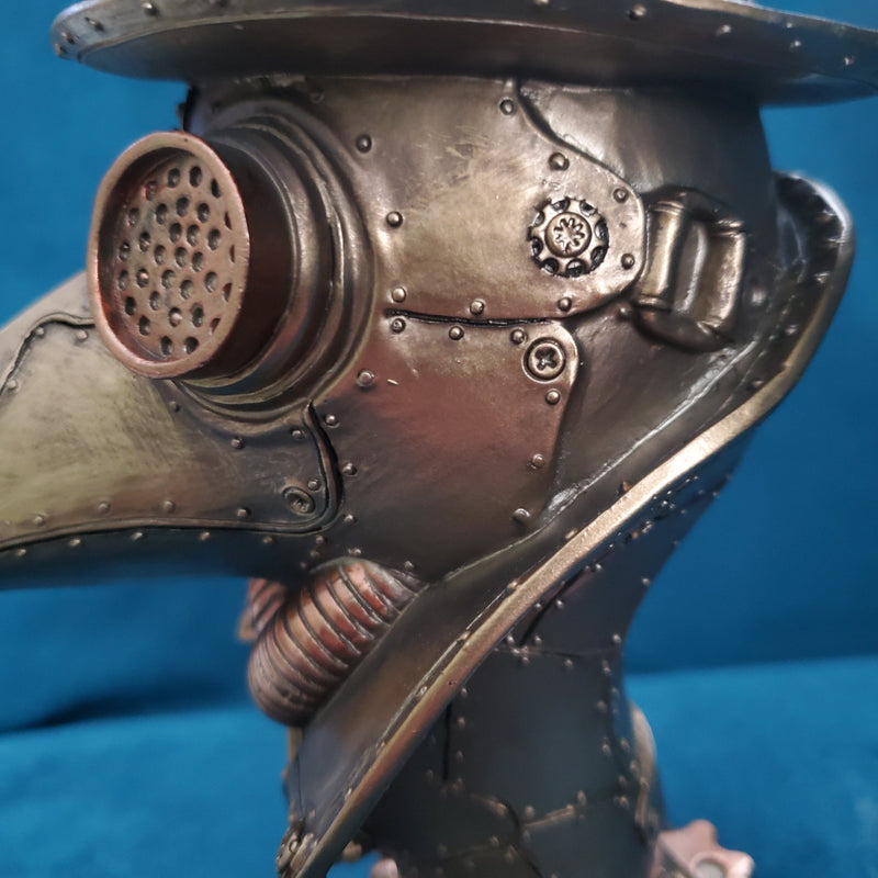 Tabletop & Statuary, RETAILONLY, gothic home decor, gothic decor, goth decor, Steampunk Plague Doctor Bust, darkothica