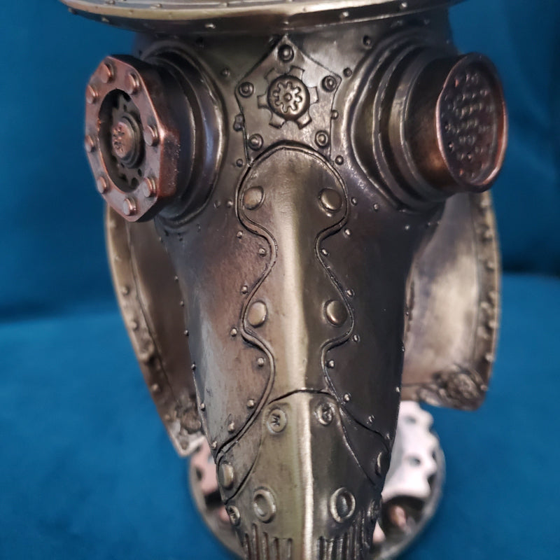 Tabletop & Statuary, RETAILONLY, gothic home decor, gothic decor, goth decor, Steampunk Plague Doctor Bust, darkothica