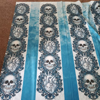 Bathroom Decor, Skulls/Skeletons, gothic home decor, gothic decor, goth decor, Skull & Heart Shower Curtain, darkothica