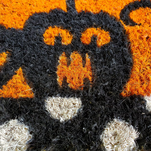 Doormats, Bats, Halloween, RETAILONLY, gothic home decor, gothic decor, goth decor, Jack o’lanterns & Bats Doormat, darkothica