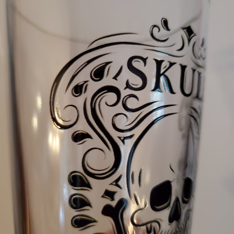 gothic home decor - gothic decor -  Skull Spirits Pint Glass - High Quality Kitchen from DARKOTHICA® Shop now at DARKOTHICA®Skulls/Skeletons