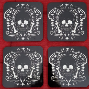 gothic home decor - gothic decor -  Skull Coasters - High Quality Coasters from DARKOTHICA® Shop now at DARKOTHICA®Skulls/Skeletons