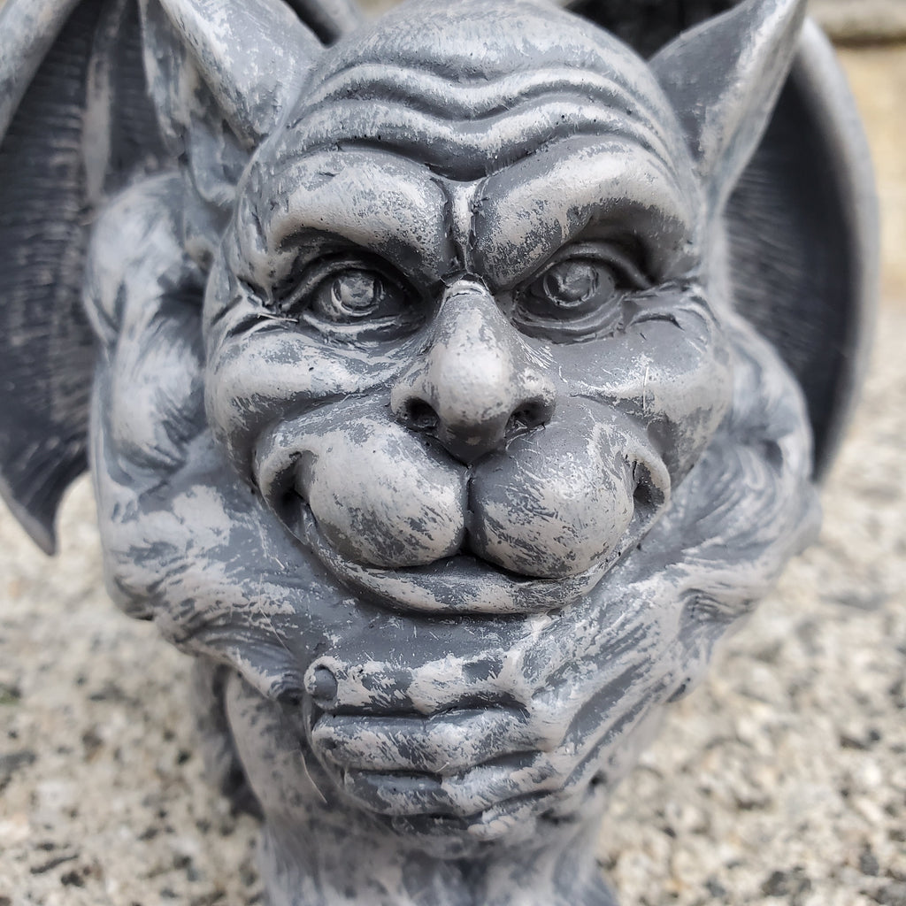 Tabletop & Statuary, Gargoyles, RETAILONLY, gothic home decor, gothic decor, goth decor, Gargoyle - Quasi, darkothica