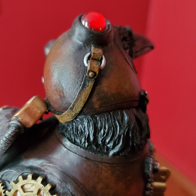 Tabletop & Statuary, RETAILONLY, Steampunk, gothic home decor, gothic decor, goth decor, Steampunk Raven, darkothica