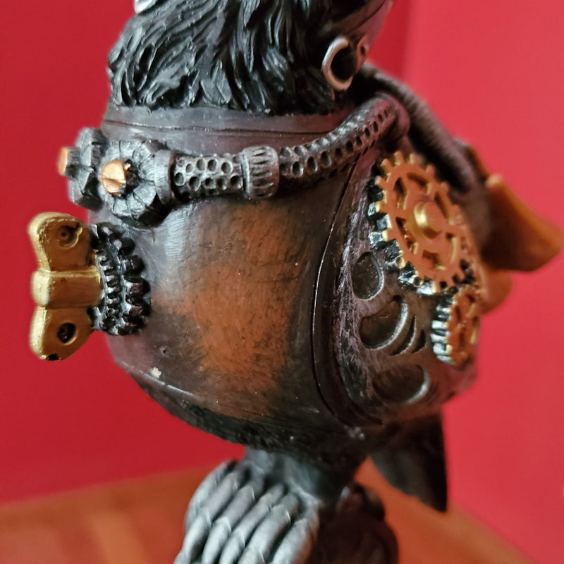 Tabletop & Statuary, RETAILONLY, Steampunk, gothic home decor, gothic decor, goth decor, Steampunk Raven, darkothica