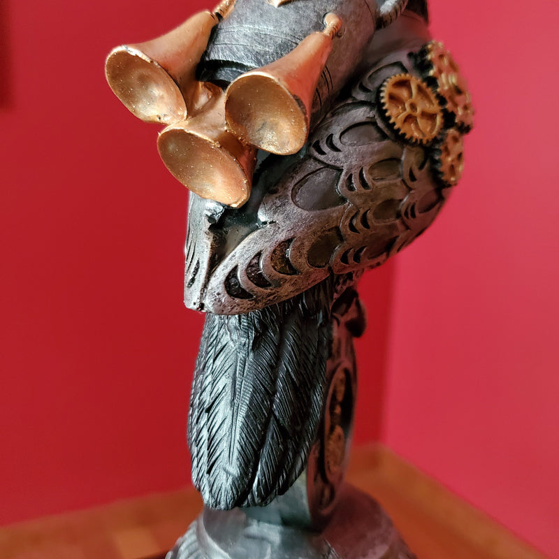 Tabletop & Statuary, RETAILONLY, Steampunk, gothic home decor, gothic decor, goth decor, Steampunk Raven, darkothica