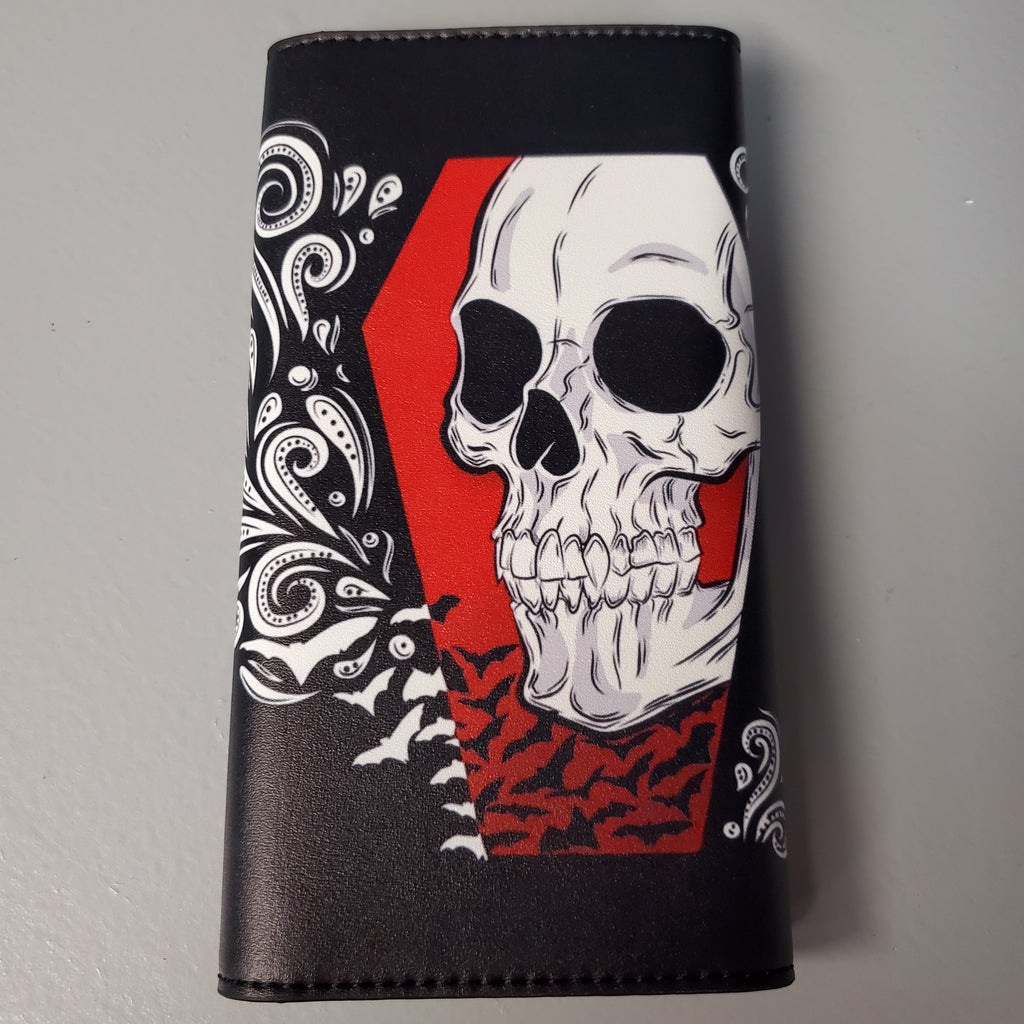 gothic home decor - gothic decor -  Vampire Skull Coffin Wallet - High Quality wallet from DARKOTHICA® Shop now at DARKOTHICA®Bats, Skulls/Skeletons, Vampires