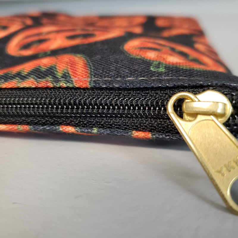 gothic home decor - gothic decor -  Jack O'lantern Accessory Pouch - High Quality wallet from DARKOTHICA® Shop now at DARKOTHICA®Halloween