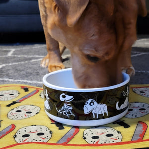 gothic home decor - gothic decor -  Spooky Pups Dog Bowl - High Quality Pet Supplies from DARKOTHICA® Shop now at DARKOTHICA®Barkothica, dogs