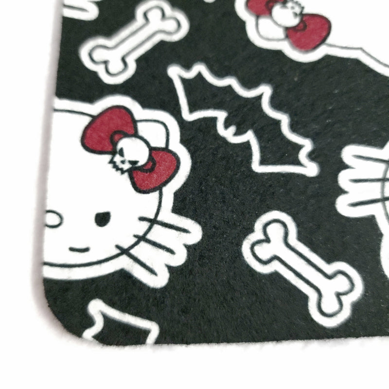 gothic home decor - gothic decor -  Hello KILLy Food Mat - Black - High Quality Pet Bowl Mats from DARKOTHICA® Shop now at DARKOTHICA®Barkothica, cats
