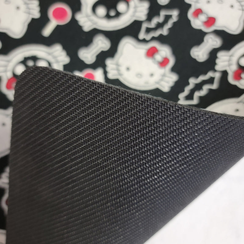 gothic home decor - gothic decor -  Hello KILLy Food Mat - Black - High Quality Pet Bowl Mats from DARKOTHICA® Shop now at DARKOTHICA®Barkothica, cats