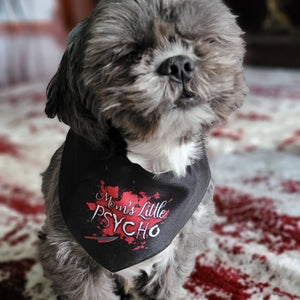 gothic home decor, gothic decor, goth decor, Mom's Little Psycho Bandana Collar, darkothica