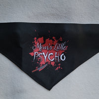 Pet Supplies, Barkothica, cats, dogs, horror, gothic home decor, gothic decor, goth decor, Mom's Little Psycho Bandana Collar, darkothica