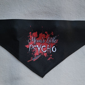 gothic home decor, gothic decor, goth decor, Mom's Little Psycho Bandana Collar, darkothica
