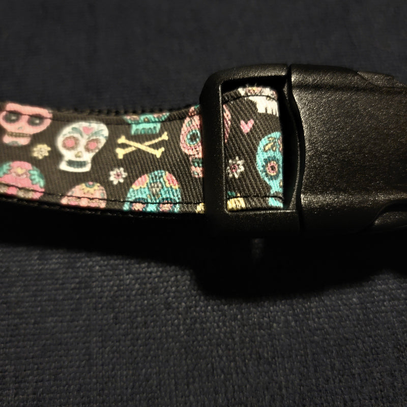 Pet Collars & Harnesses, Barkothica, dogs, RETAILONLY, gothic home decor, gothic decor, goth decor, Sugar Skulls Collar, darkothica
