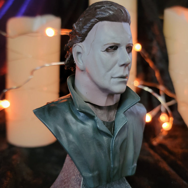 Tabletop & Statuary, Horror, RETAILONLY, gothic home decor, gothic decor, goth decor, Michael Myers Mini Bust - 1978, darkothica