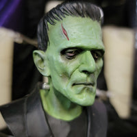 Tabletop & Statuary, Horror, RETAILONLY, gothic home decor, gothic decor, goth decor, Frankenstein Mini Bust - Monster, darkothica