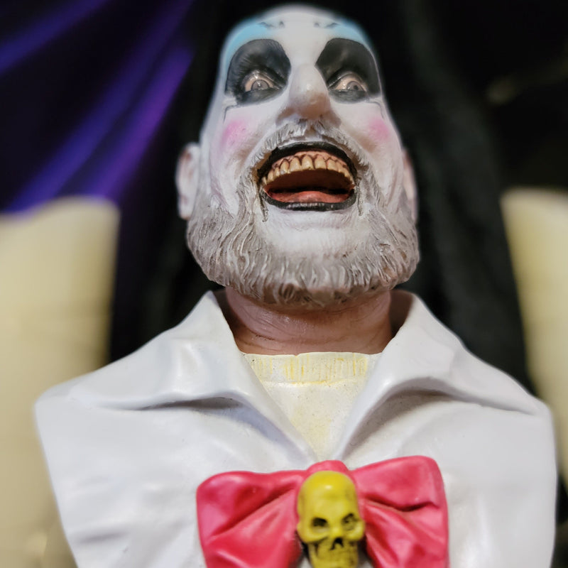 gothic home decor - gothic decor -  Captain Spaulding Mini Bust - High Quality Tabletop & Statuary from DARKOTHICA® Shop now at DARKOTHICA®Horror, RETAILONLY