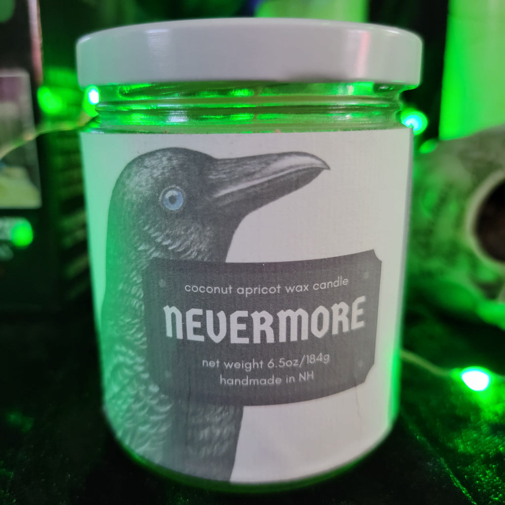 gothic home decor, gothic decor, goth decor, Nevermore Candle, darkothica